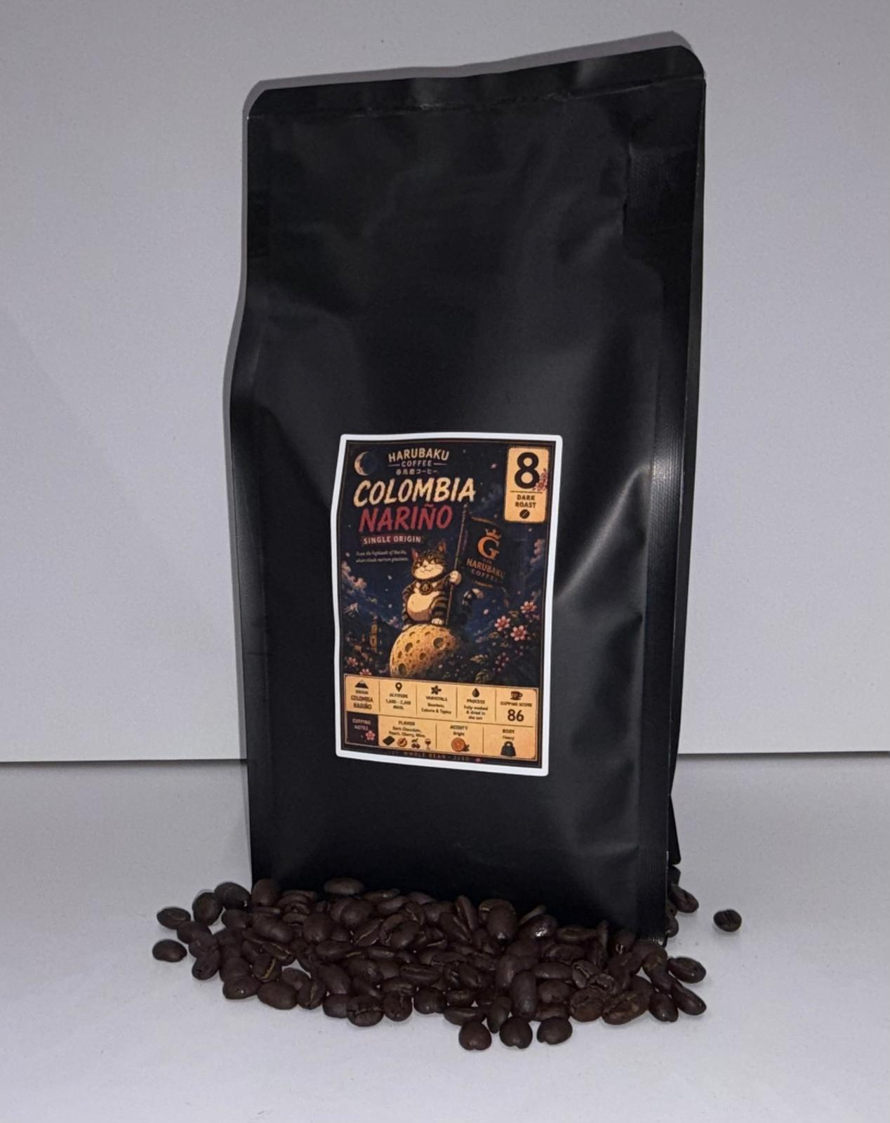 Colombia Nariño Dark Roast Coffee - Dark Roast - One pound bag
