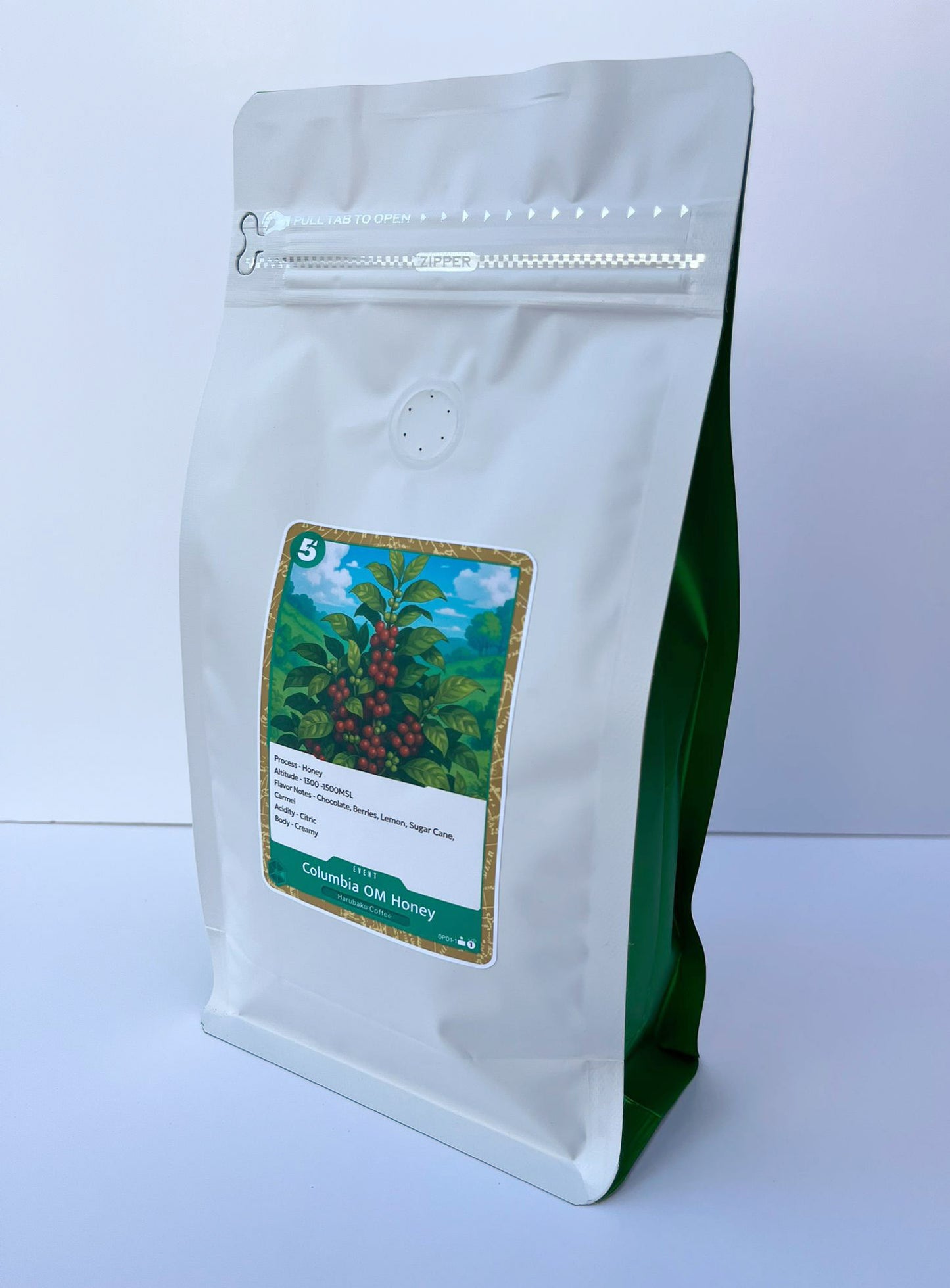 Harubaku Colombian OM Honey Whole Bean Coffee – Medium Roast