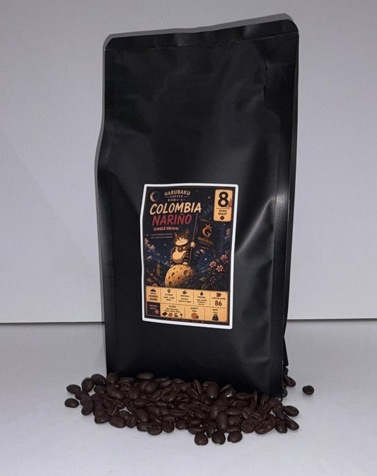Colombia Nariño Dark Roast Coffee - Dark Roast - One pound bag
